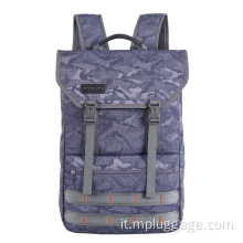 Custognizzazione del backpack per laptop casual a conchiglia camo